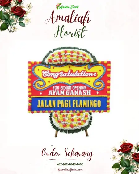 Sewa Papan Bunga Karah